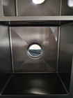 Máquina de revestimento a vácuo PVD para bacia de água de aço inoxidável porta frontal única vertical