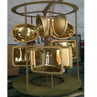 Máquina cerâmica do chapeamento de ouro do vácuo do íon PVD do arco de Sanitaryware da eficiência elevada da grande capacidade multi