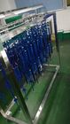 Máquina de revestimento de aço inoxidável do vácuo PVD da correia da faixa da caixa de relógio da eficiência elevada para a cor azul