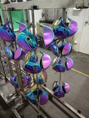 Máquina de revestimento por evaporação de revestimento colorido para vidro cerâmico de plástico metálico
