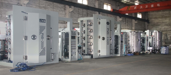 Máquina de revestimento PVD de ouro de titânio multi-arco / equipamento de revestimento de vácuo PVD de ouro de aço inoxidável para cerâmica