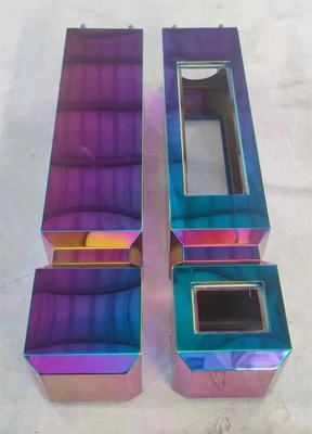 Tubo de aço inoxidável folha de aço inoxidável Pvd colorido máquina de revestimento de ouro de titânio