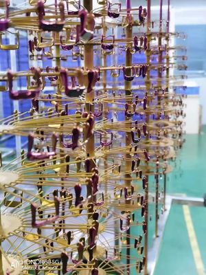 Máquina de revestimento de metal de arma de titânio de ouro PVD para prateleira e prateleira de toalhas