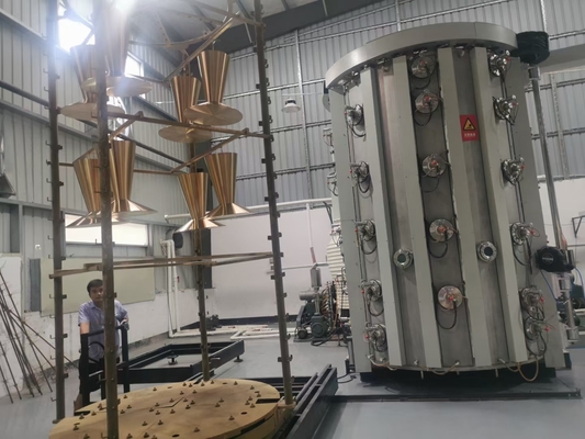 Máquina de revestimento a vácuo PVD de alta eficiência de produção