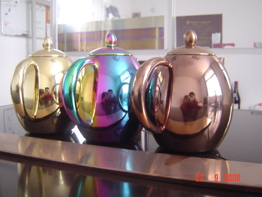 Máquina de revestimento a vácuo PVD de chapas de aço inoxidável de carga vertical
