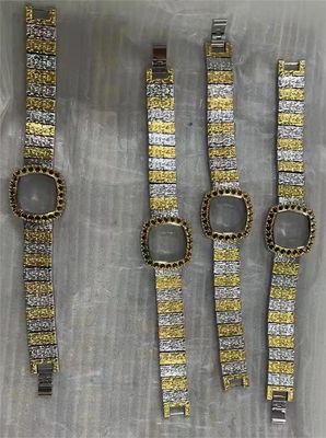 Máquina de Revestimento de Metal Dourado PVD para Correntes, Anéis