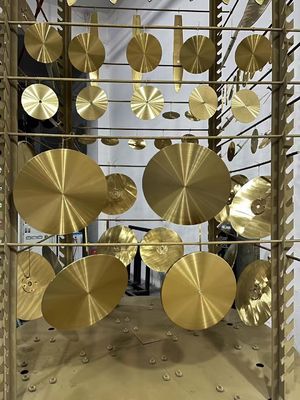 Máquina de revestimento a vácuo de cerâmica de alta capacidade de produção, ouro e prata