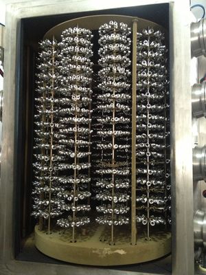 Full Auto High End relógio de aço inoxidável de ouro máquina de revestimento a vácuo PVD