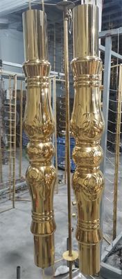 Máquina de revestimento a vácuo PVD para chapas de aço inoxidável, linha de produção de revestimento espelhado decorativo dourado para elevadores