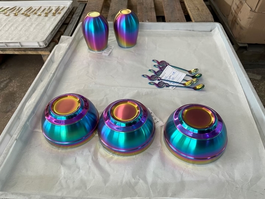 Máquina de revestimento por metal de vácuo PVD para joias / móveis
