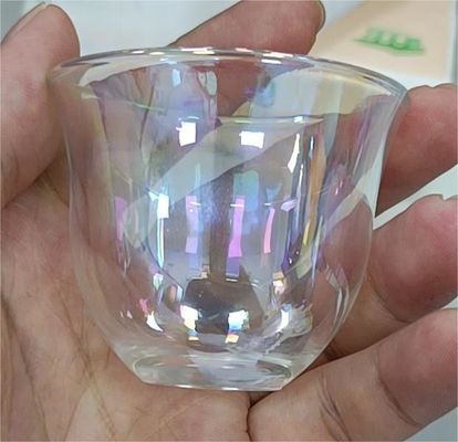 Máquina de revestimento de garrafas de plástico Pvd de cor dourada/máquina de metalização a vácuo de filme de coloração de vidro pvd