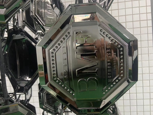 Eficiência energética Máquina de revestimento PVD de ouro com barra de pára-choque de aço inoxidável