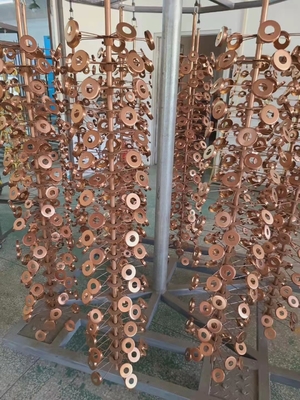 Máquina de revestimento a vácuo de aço inoxidável para cor do arco-íris dourado