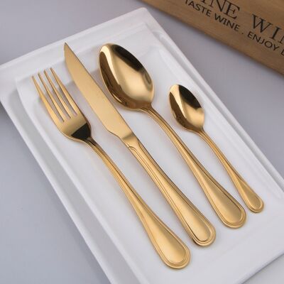 Máquina de revestimento PVD de talheres com operação automática multi-color ouro rosa ouro preto revestimento para produção de artigos de mesa