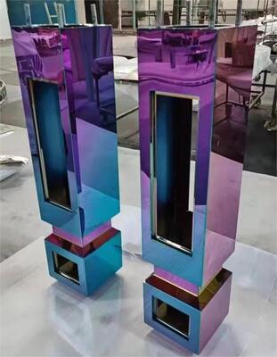 Máquina de revestimento de vácuo PVD Full Auto Rainbow com brilho gradiente e garantia de 1 ano