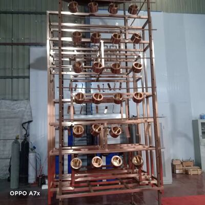 Máquina de revestimento PVD resistente a arranhões de grande capacidade com controlo automático completo para telas de aço inoxidável
