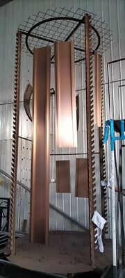 Máquina de revestimento a vácuo PVD de grande capacidade com personalização de cores flexível e sistema de controle automático completo