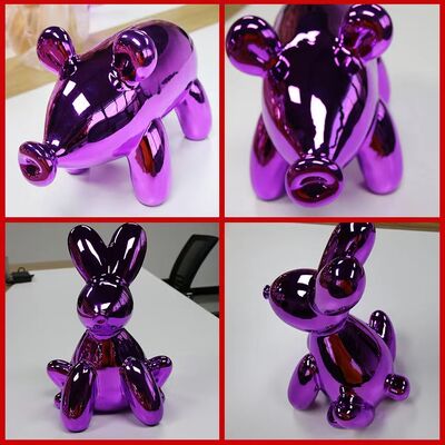 Máquina de revestimento a vácuo PVD UV estável para ornamentos cerâmicos de artesanato com cor iridiscente personalizável