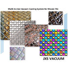 Mosaico de vidro das cores da grande capacidade equipamento do revestimento de vácuo do íon PVD do arco do multi multi para o ouro de prata dourado de Rosa