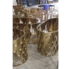 Equipamento Titanium do revestimento íon de aço inoxidável feito sob encomenda PVD do arco da mobília do Kitchenware da cutelaria do tamanho do multi