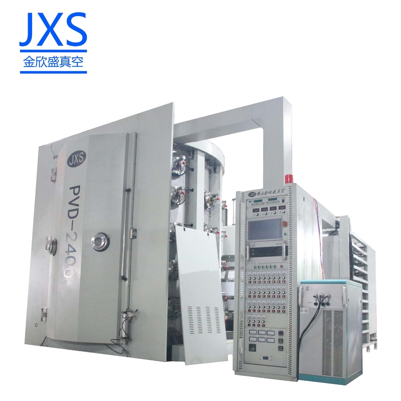 FoShan JXS Máquina de revestimento a vácuo de utensílios de mesa garfos facas colheres torneiras usina de metalização a vácuo
