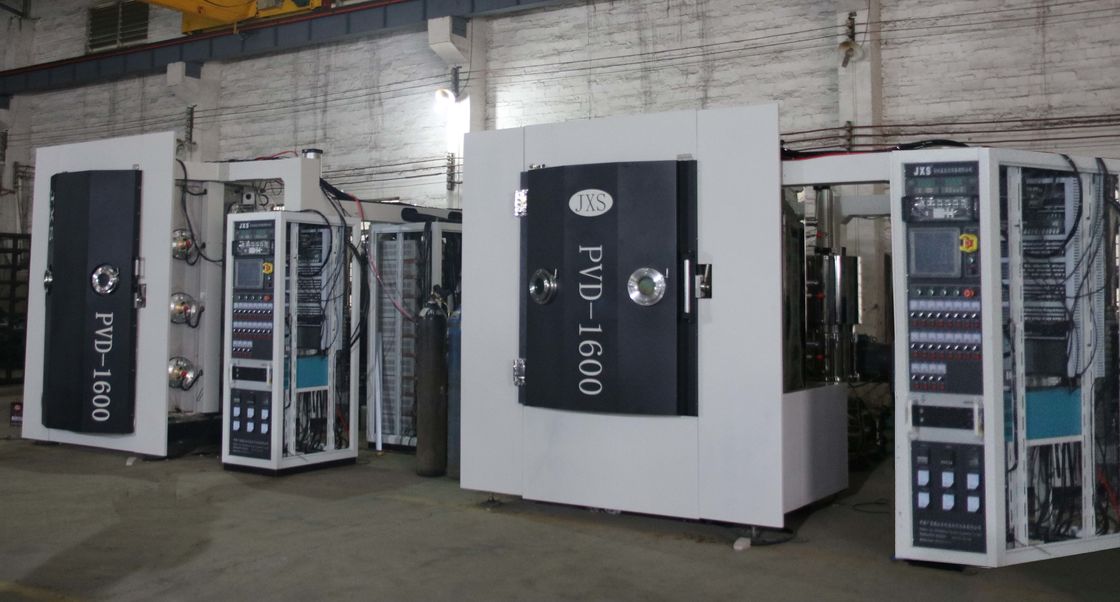 Máquina de revestimento por sputtering de magnetron a vácuo PVD de folha de aço inoxidável titânio ouro