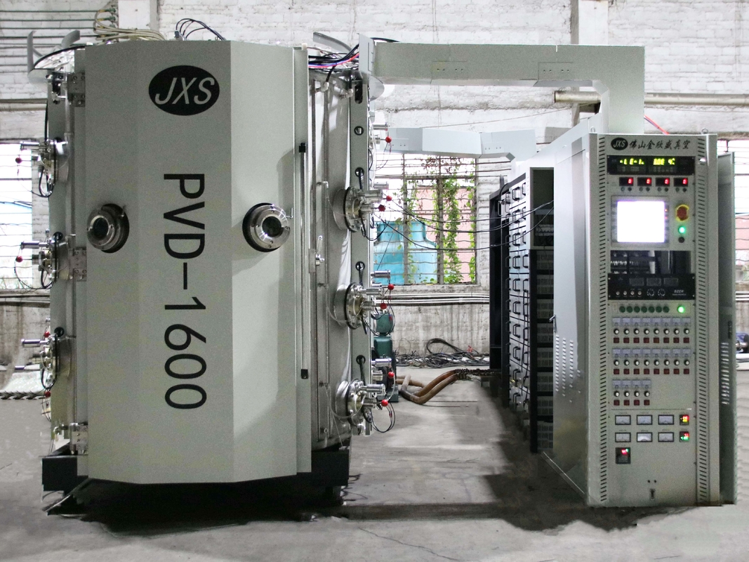 Máquinas de revestimento de metallização PVD de alto vácuo Máquina para planta de metallização de cromo de plástico PVD