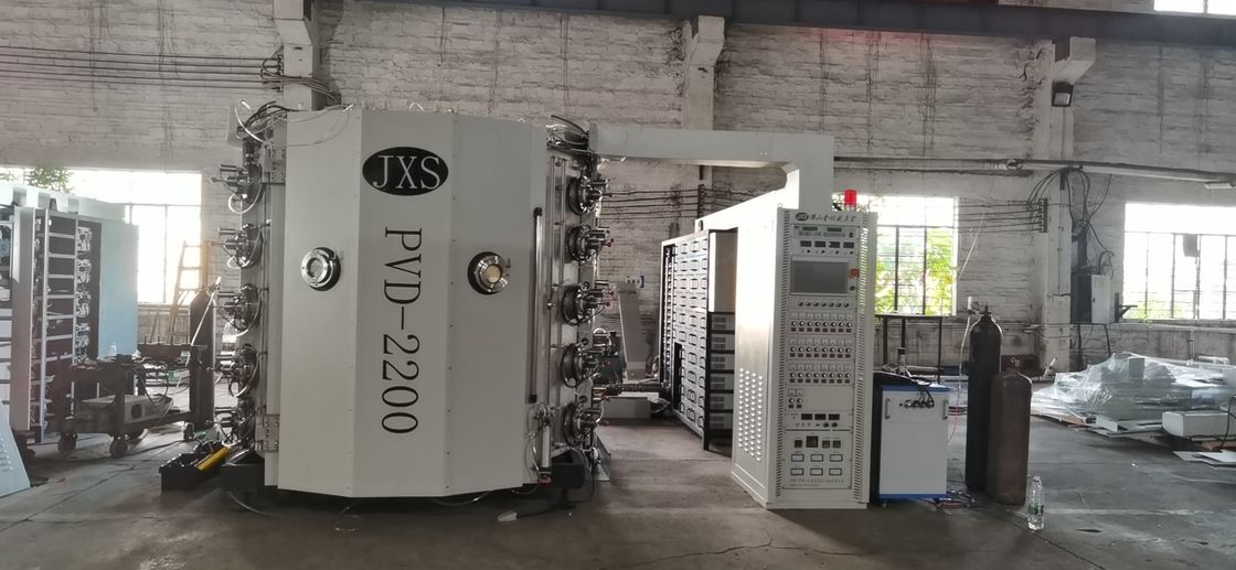 Máquina de revestimento a vácuo de pulverização por magnétono para revestimento cromado do eixo da roda automotiva