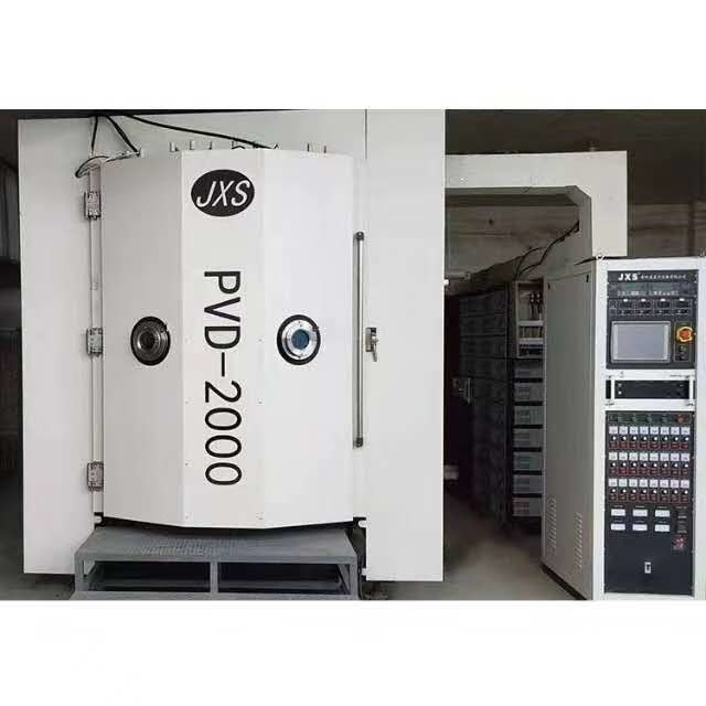 Máquina de revestimento a vácuo PVD Full Auto Plástico ABS PP PC Máquina de revestimento a vácuo de cromo