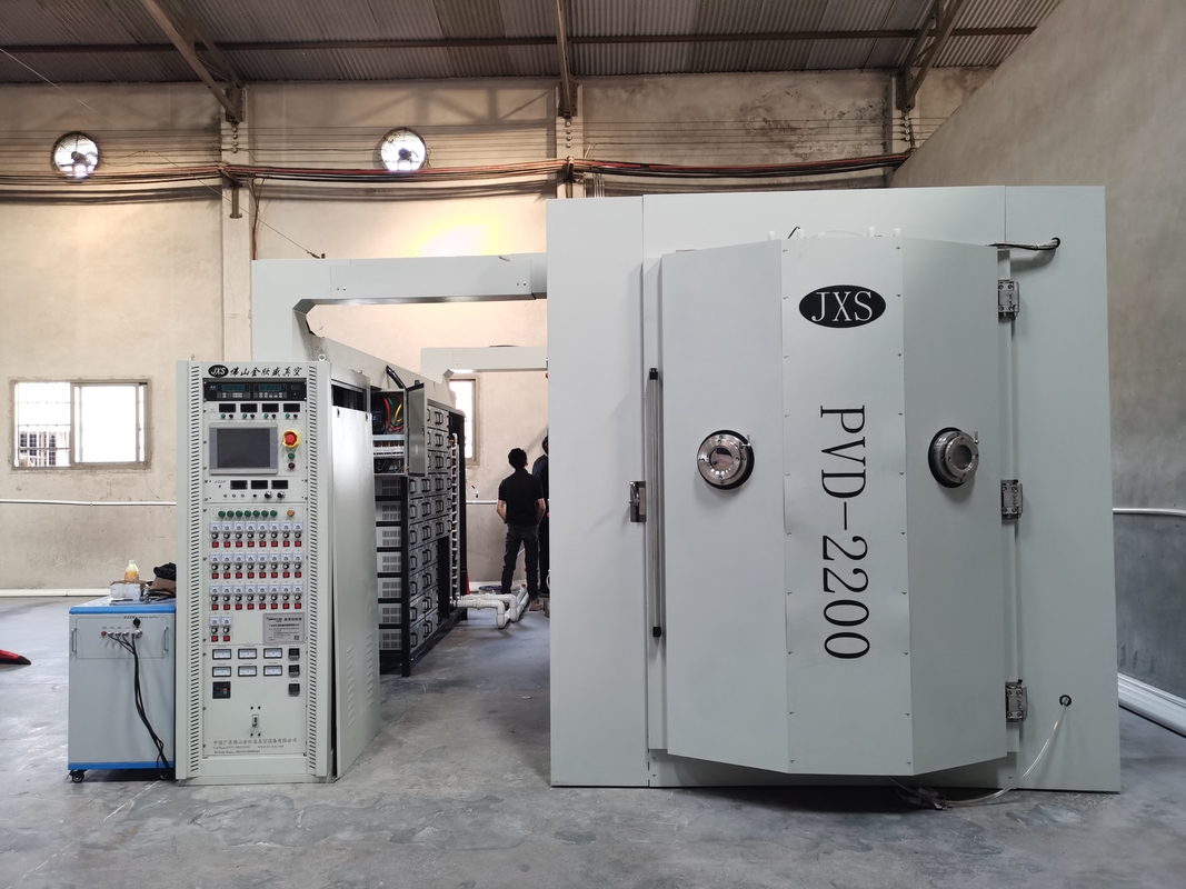 Máquina de revestimento a vácuo de aço inoxidável para cor do arco-íris dourado