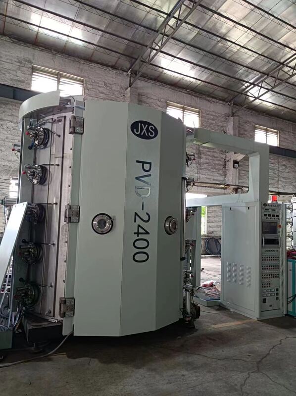 Máquina de revestimento PVD totalmente automática para revestimento de cores decorativas com forte adesão em tijolos de vidro