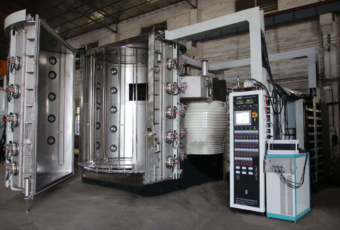 Máquina de revestimento PVD anti-tarnish com tecnologia de revestimento duro e sistema de controlo automático completo para equipamento de porta