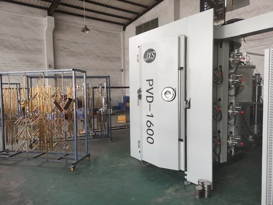 Bom preço. Máquina de revestimento metalizante a vácuo de botão PVD de plástico / metal Equipamento de revestimento de cores on-line