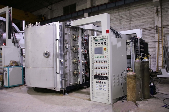 Máquina de revestimento a vácuo PVD para metal sanitário Banho de instalação da torneira Lava-louças