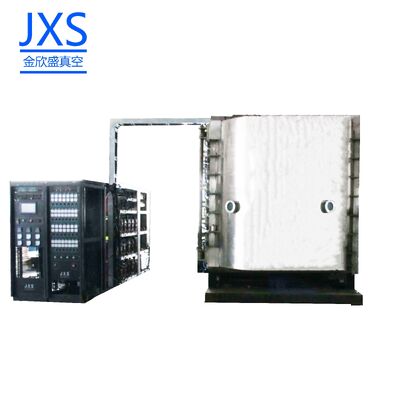 Máquina de revestimento a vácuo PVD de câmara média para hardware de fechadura de portas com chapa de ouro/ouro de champanhe e sistema de controle automático completo anticorrosivo resistente a arranhões