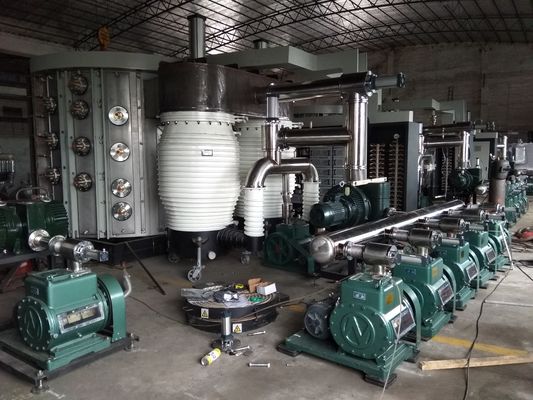 Bom preço. Planta de revestimento de aço inoxidável do titânio PVD do metal, máquina de revestimento decorativa do vácuo on-line