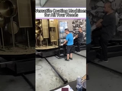 Gold Rose Gold Super Chrome Effect PVD Vacuum Coating Magnetron Sputtering Machine Máquina de pulverização de magnetron